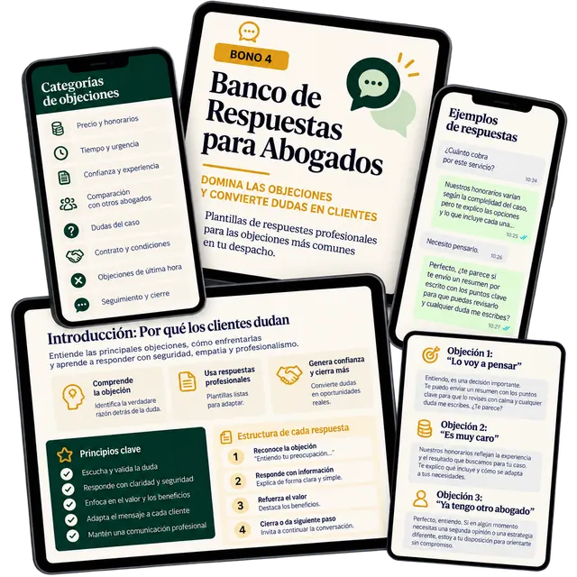 Portada de Banco de Respuestas para Abogados